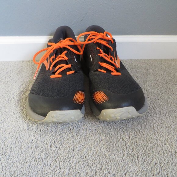 Brooks PureGrit 7 Mens Trail-Running Shoes Size 14  Black/Orange - Picture 3 of 11